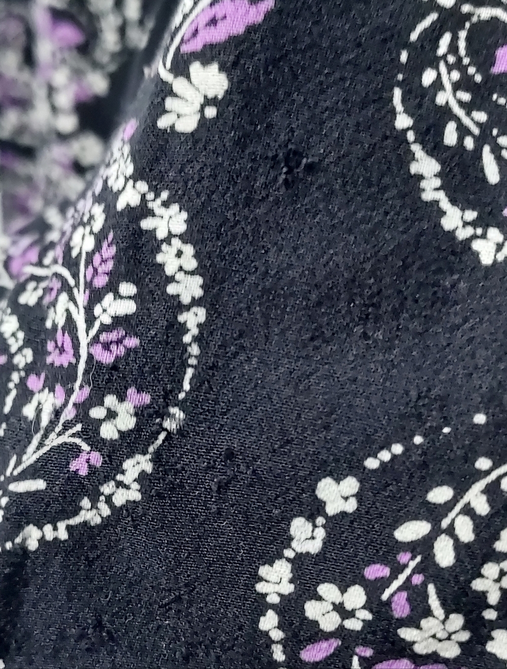 Loft Medium Peasant Top Prairie Blouse Mock Neck Paisley Long Sleeve Office - Picture 5 of 12
